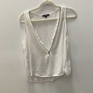 Ambiance White V-Neck Camisole